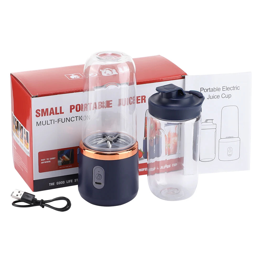 Portable Rechargeable Electric Fruit Blender for Smoothies - 13