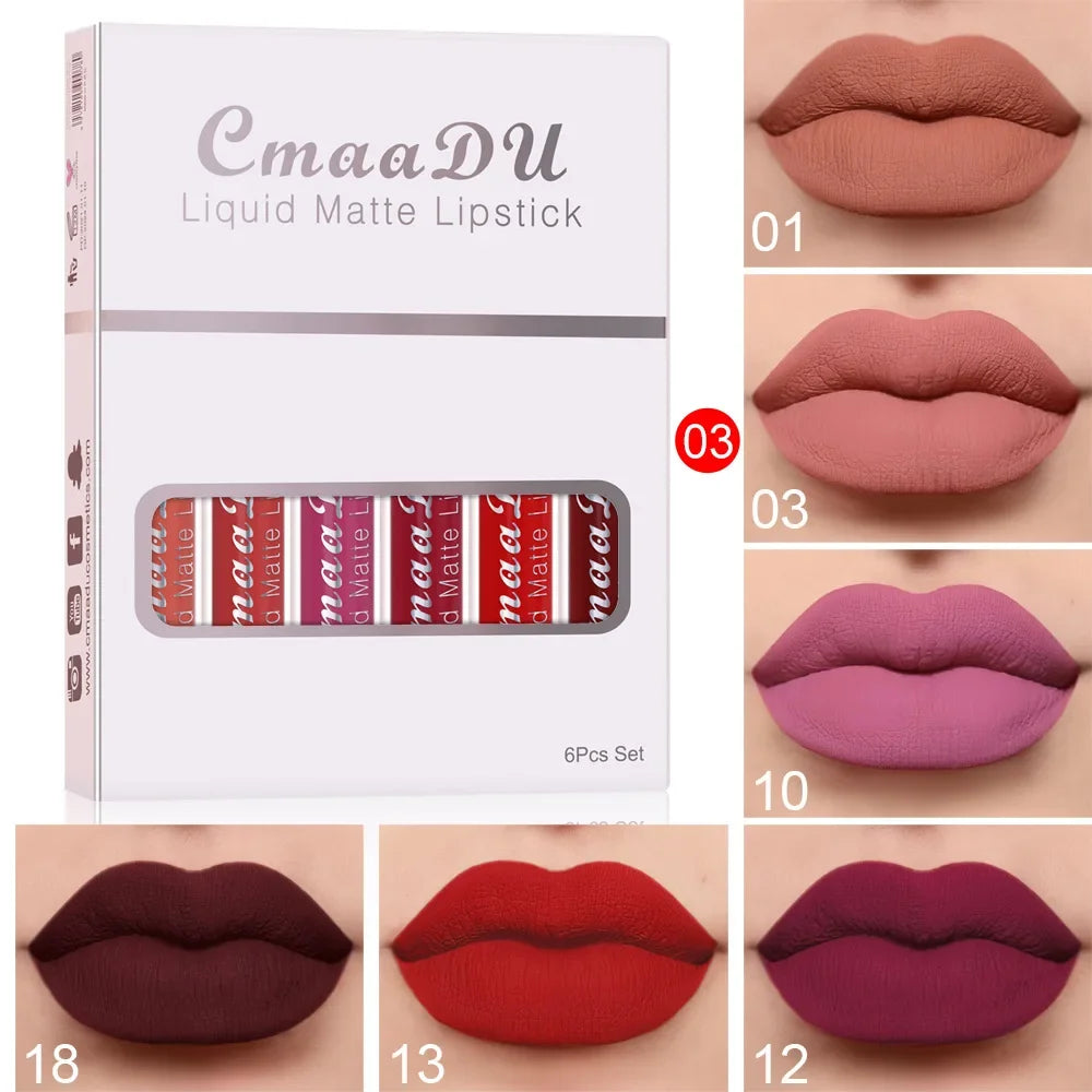 Matte Liquid Lipstick and Lip Gloss Collection Set - 27