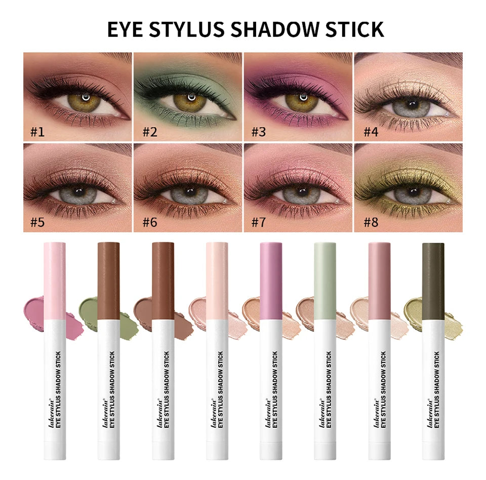 Waterproof Cream Eyeshadow Stick for Long-Lasting Makeup - 8
