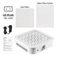 2-in-1 Powerful Nail Dust Collector and Manicure Vacuum