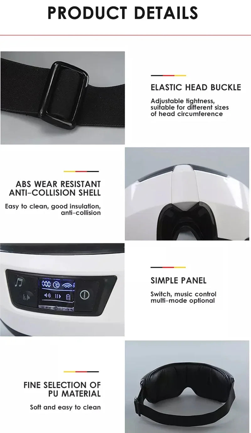 4D Smart Heated Eye Massager for Fatigue and Dark Circles - 5