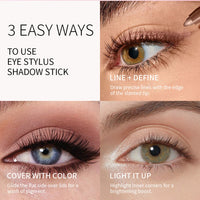 Waterproof Cream Eyeshadow Stick for Long-Lasting Makeup
