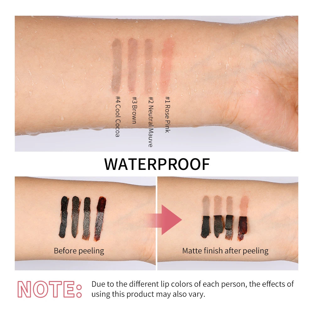 Waterproof Peel-Off Lip Liner for Long-Lasting Smudge-Proof Color - 5