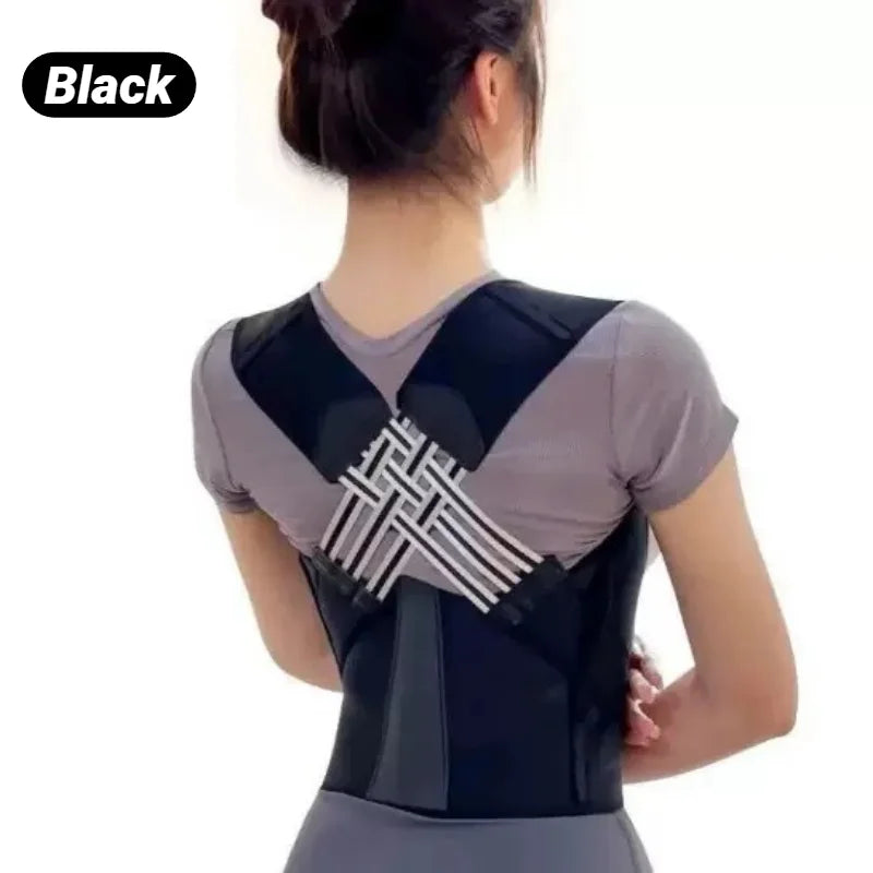 Adjustable Back Posture Corrector for Spine and Shoulder Support - 17