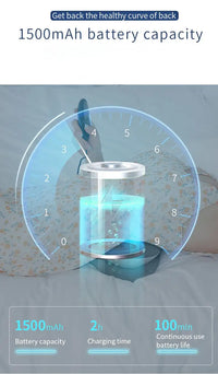 Electric Lumbar Traction Massager for Back Pain Relief