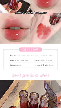 Hydrating Crystal Mirror Lip Gloss for Plump Lips