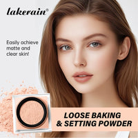 Oil-Control Matte Setting Powder for Flawless Makeup