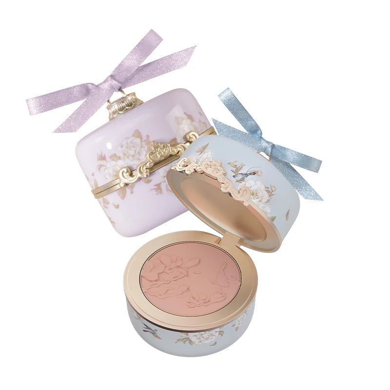 Embossed Floral Matte Blush Palette - 1