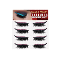 Reusable Self-Adhesive Eyeliner and Eyelash Stickers