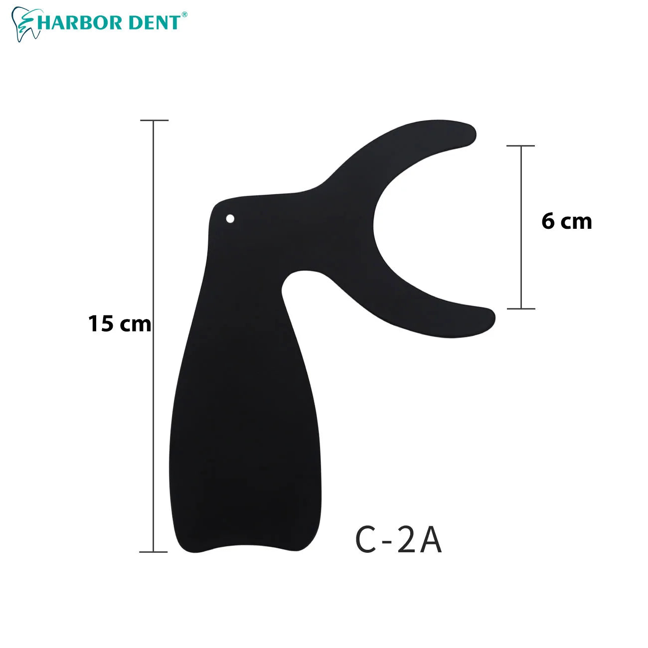 Dental Photography Contrast Board with Measurement Scale - 9