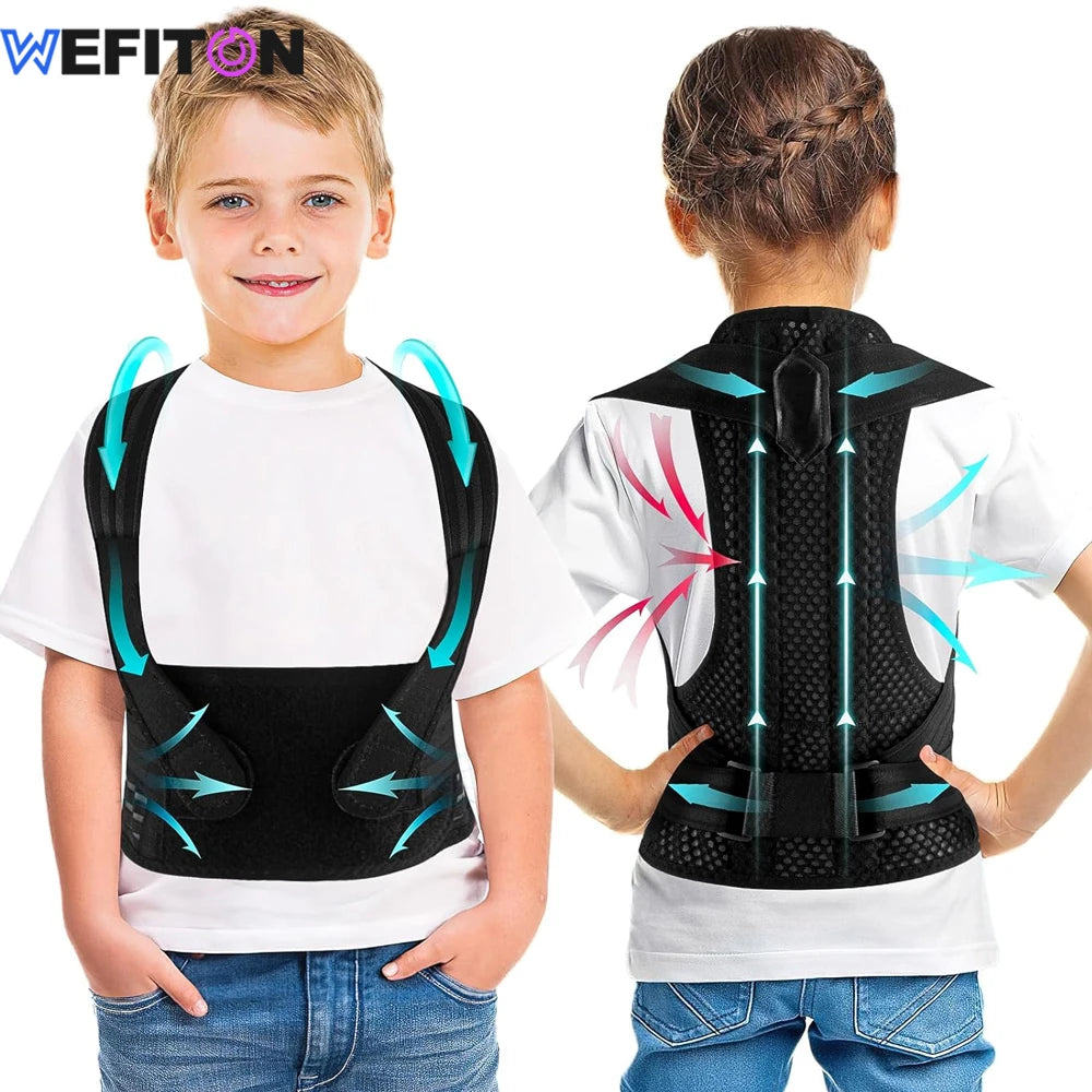 Adjustable Posture Corrector Brace for Kids and Teens - 1