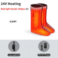 Red Light Therapy Heating Boots for Foot and Calf Pain Relief