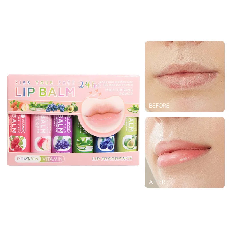 Fruit-Infused Hydrating Lip Balm Set - 2