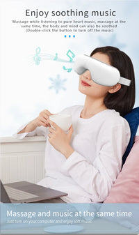 Portable Heated Eye Massager for Stress and Eye Strain