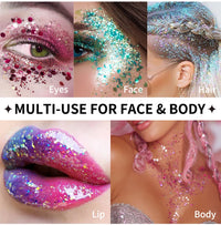 Waterproof Shimmer Glitter Glow Stick for Face and Body