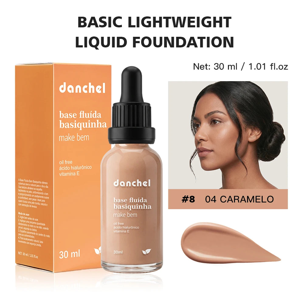 Matte Lightweight Liquid Foundation for Flawless Poreless Skin - 28