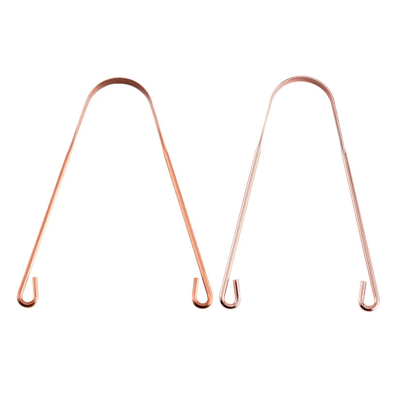 Professional Metal Tongue Scraper for Fresh Breath - 6