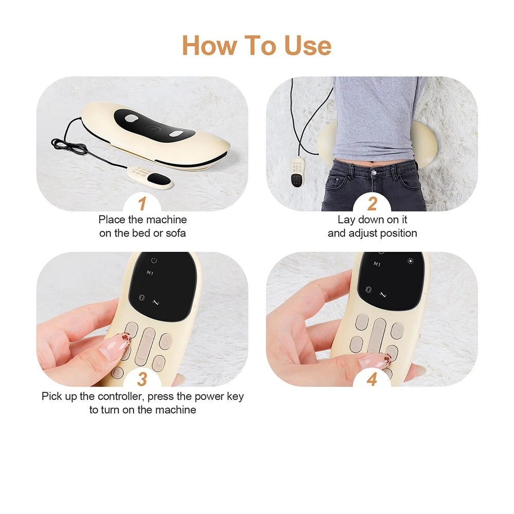 Electric Lumbar Traction Massager for Back Pain Relief - 11