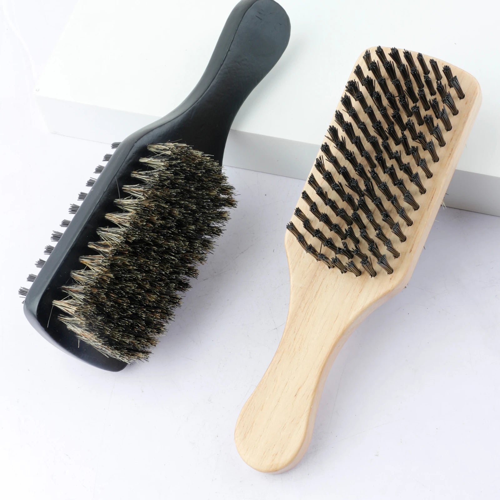 Dual-Sided Wooden Beard Grooming Brush for Styling - 6