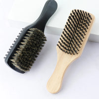 Dual-Sided Wooden Beard Grooming Brush for Styling