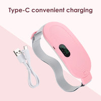 Portable Heated Massage Belt for Menstrual Cramp Relief