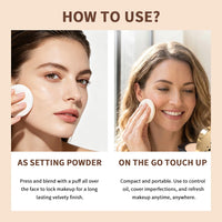 Double Layer Matte Setting Powder for Flawless Makeup