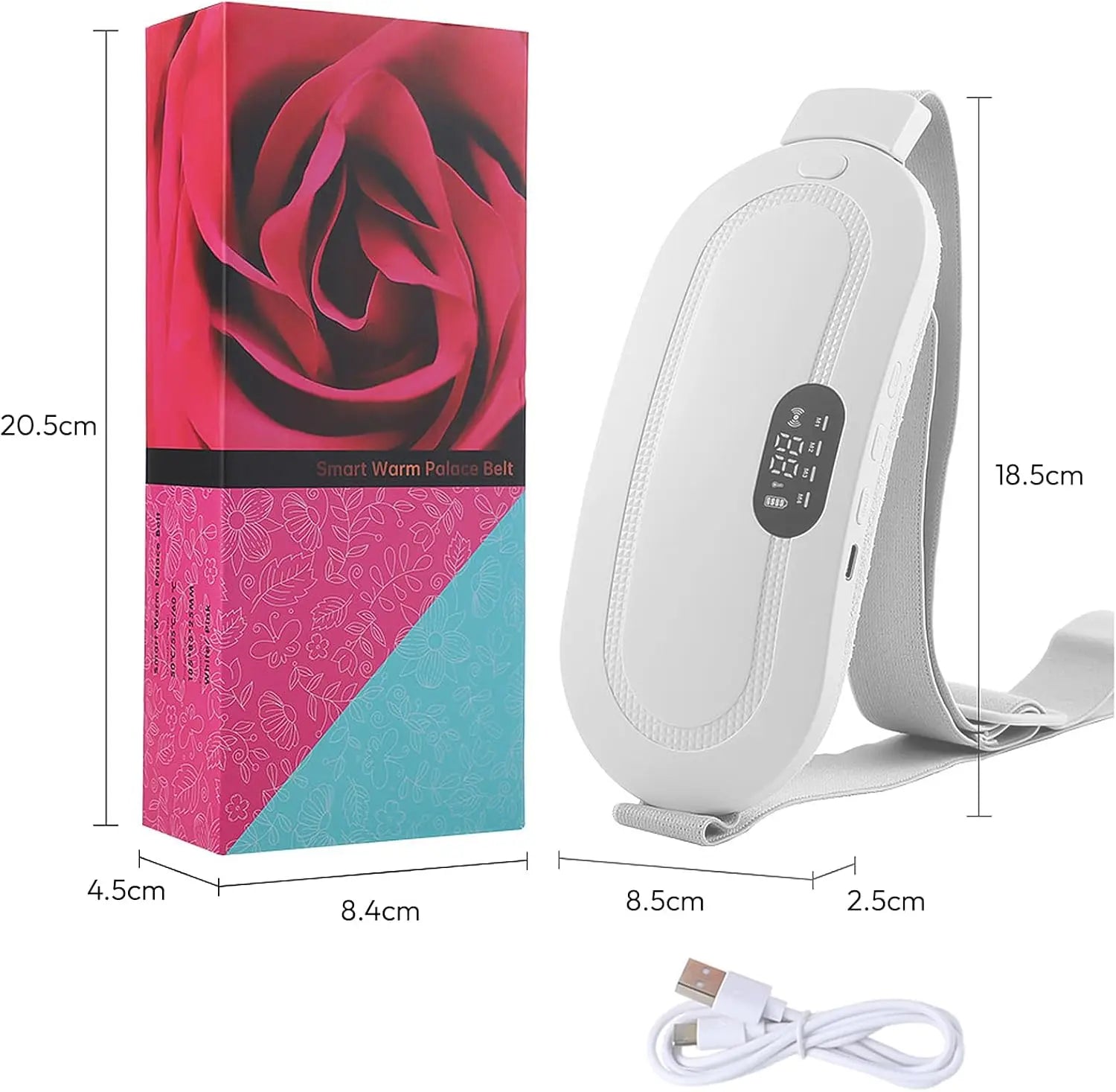 Portable Cordless Heating Pad for Period Cramp Relief - 11