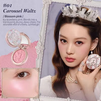 Long-Lasting Matte Embossed Face Blush Powder