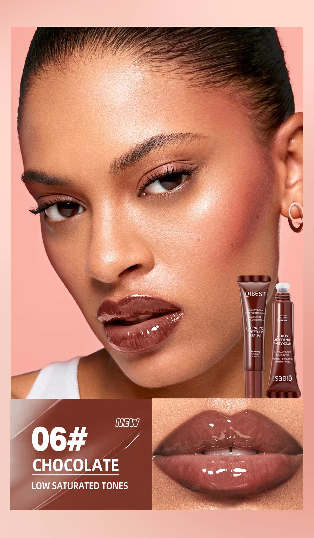 Hydrating Crystal Tinted Lip Oil Gloss - 13