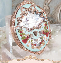 Embossed Strawberry Rococo Makeup Blush Powder