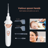 Electric LED Ear Wax Removal Vacuum Cleaner