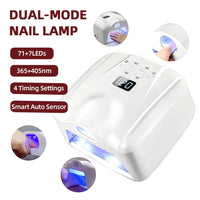 Professional Dual-Mode Gel Nail Curing Lamp with Auto-Sensor