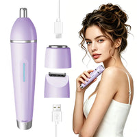 3-in-1 Waterproof Electric Hair Trimmer for Women