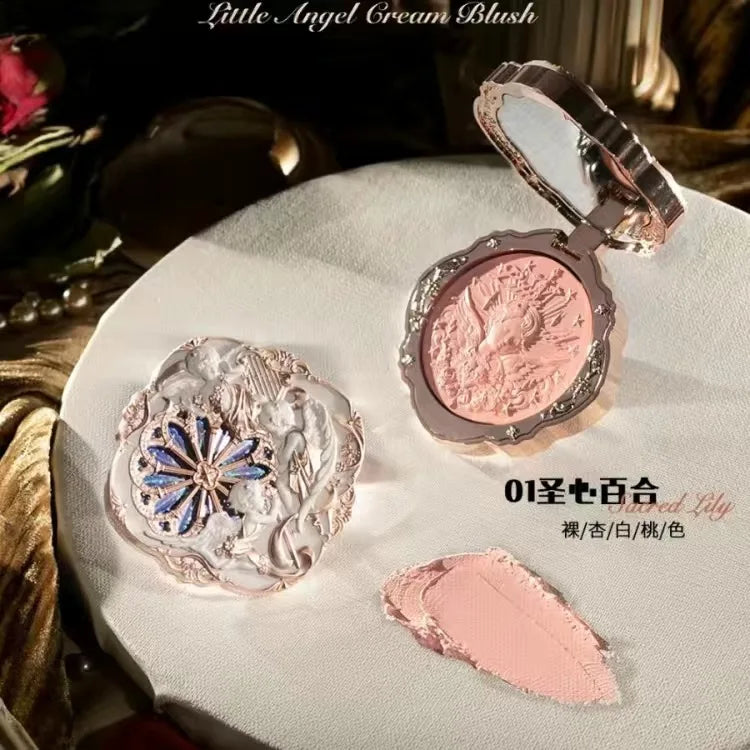 Embossed Floral Matte Blush Palette - 41