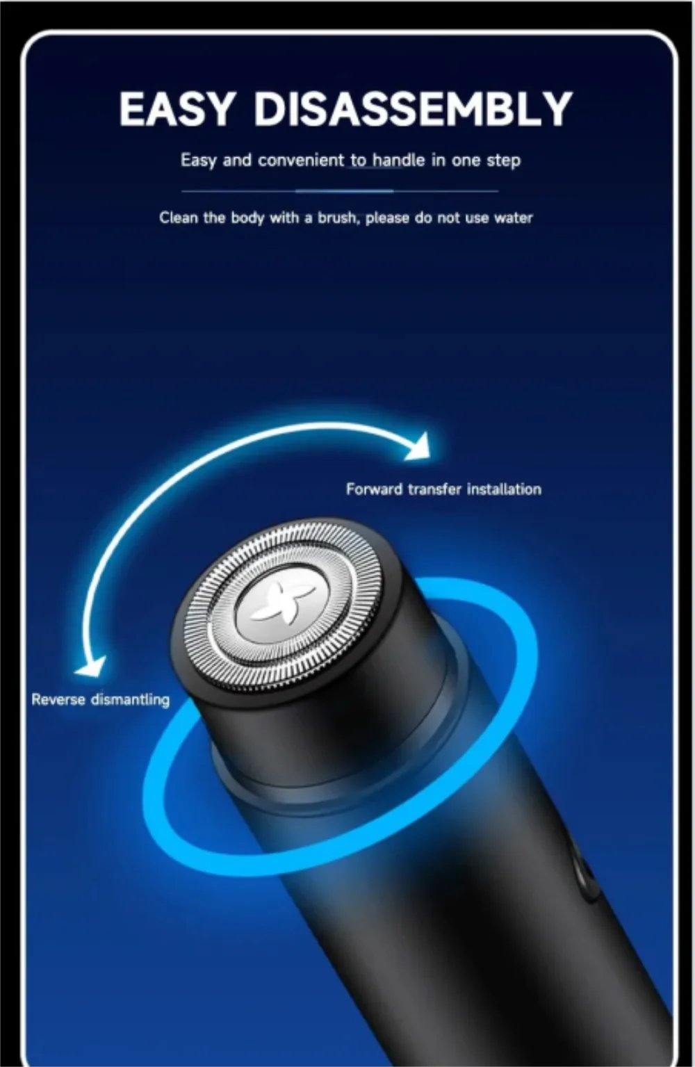 Portable Mini Electric Shaver for Men - 8