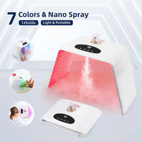 7-Color LED Photon Therapy Mask with Nano Hydration Mist