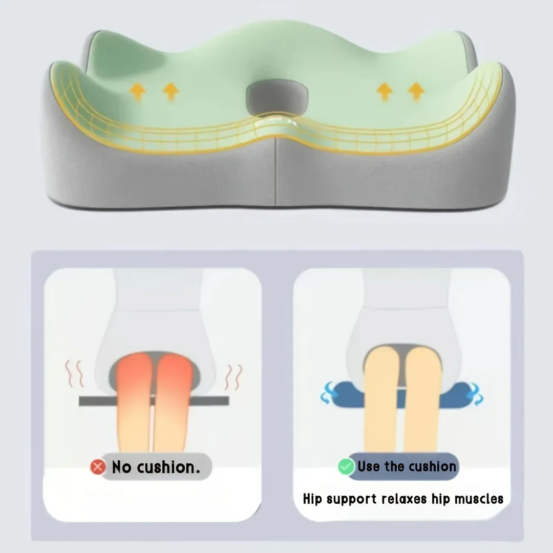 Ergonomic Memory Foam Seat Cushion for Office and Car - 12