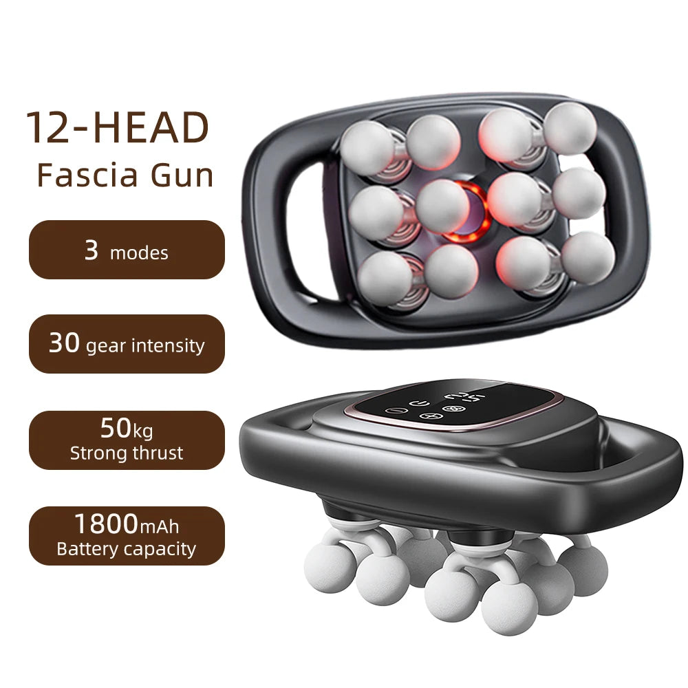 42-Head Electric Muscle Recovery Massage Gun - 43