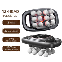 12-Head Handheld Deep Tissue Muscle Massage Gun