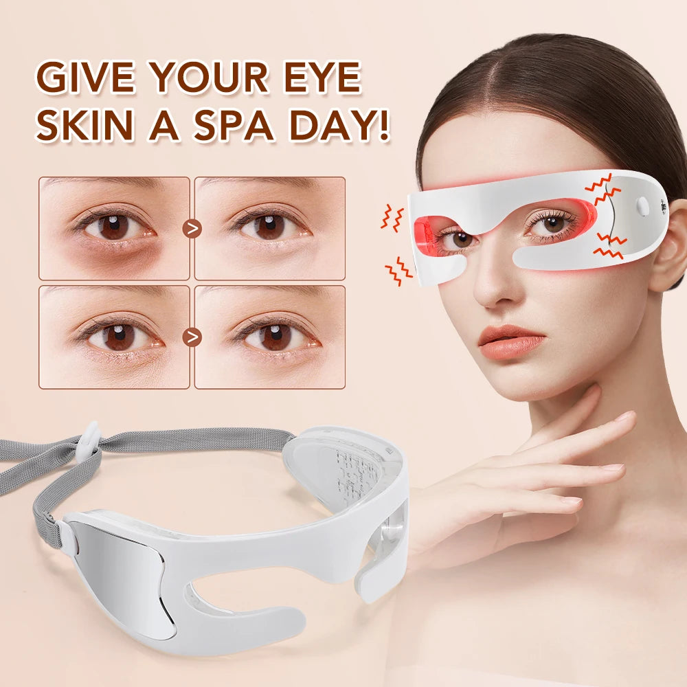 3D LED Eye Massager for Fatigue Relief and Dark Circles - 3