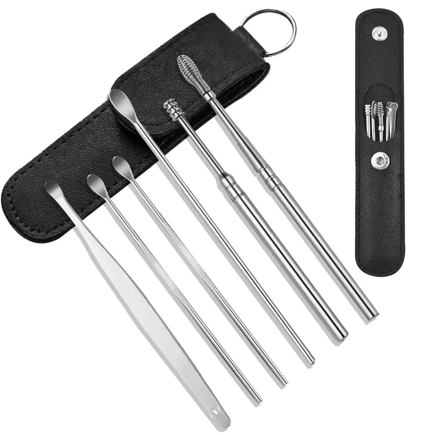 Professional Stainless Steel Ear Wax Removal Kit - 15