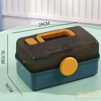 3-Layer Portable Family First Aid Storage Box