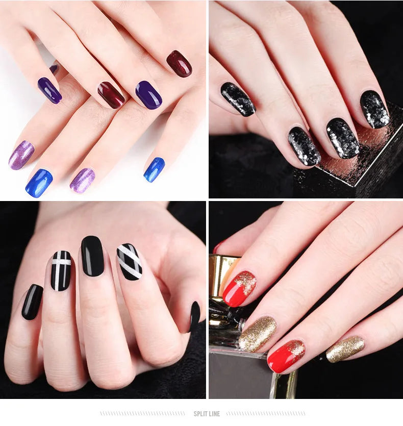 10-Piece Quick-Dry Peelable Nail Polish Set - 15