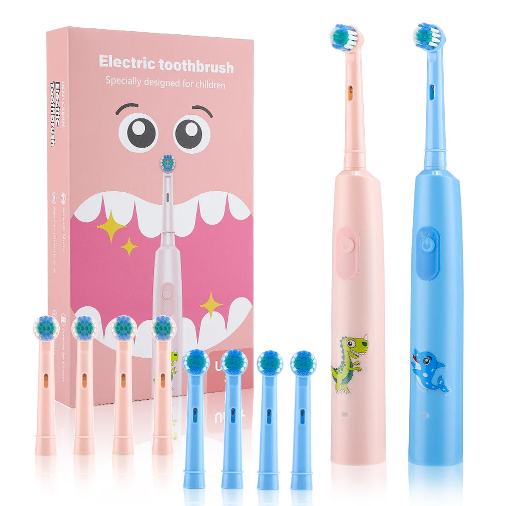Rechargeable Rotary Electric Toothbrush for Adults and Kids - 7
