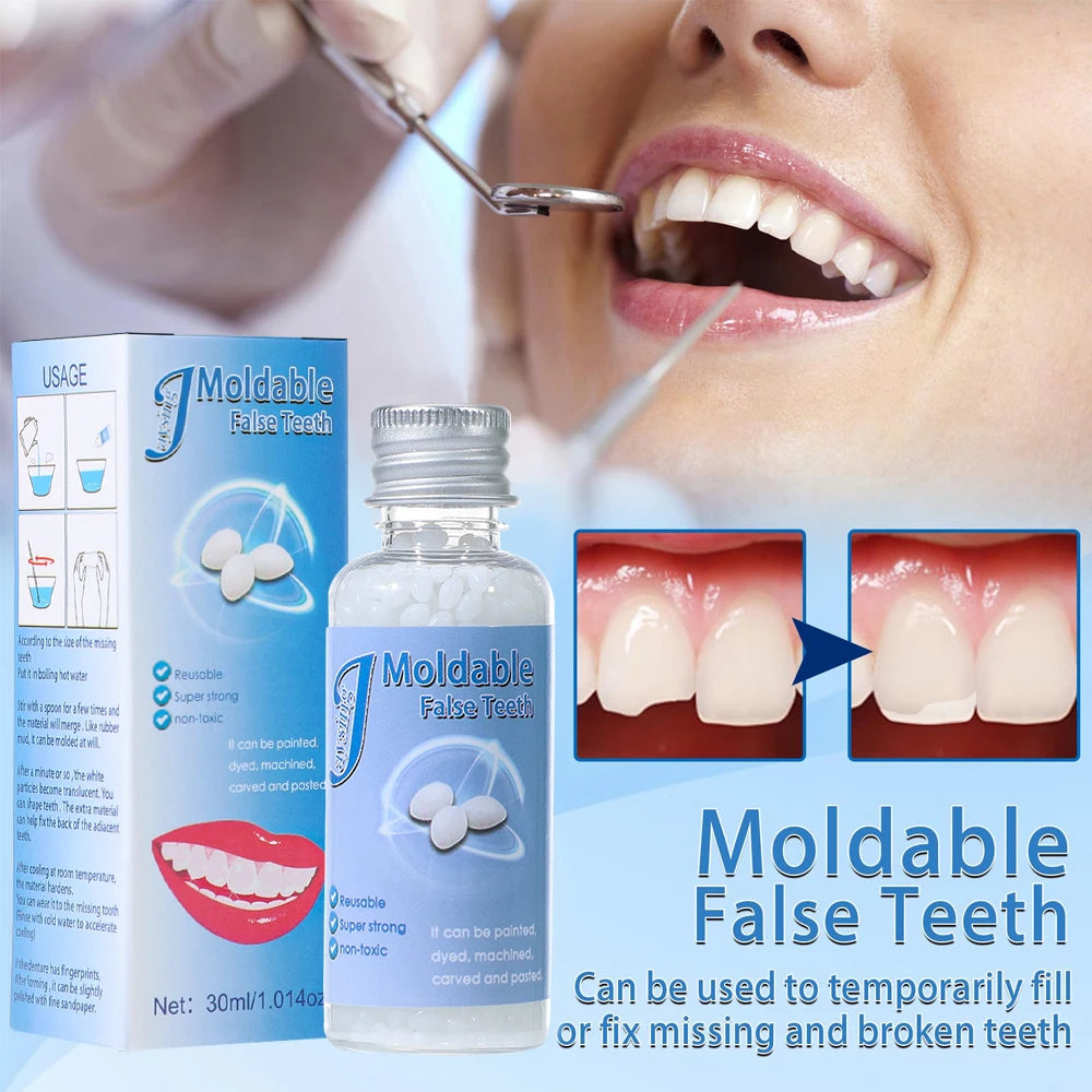 Moldable Temporary Tooth Repair Kit for Gaps and Broken Teeth - 3