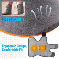 Heated Vibration Ankle Massager Brace for Pain Relief