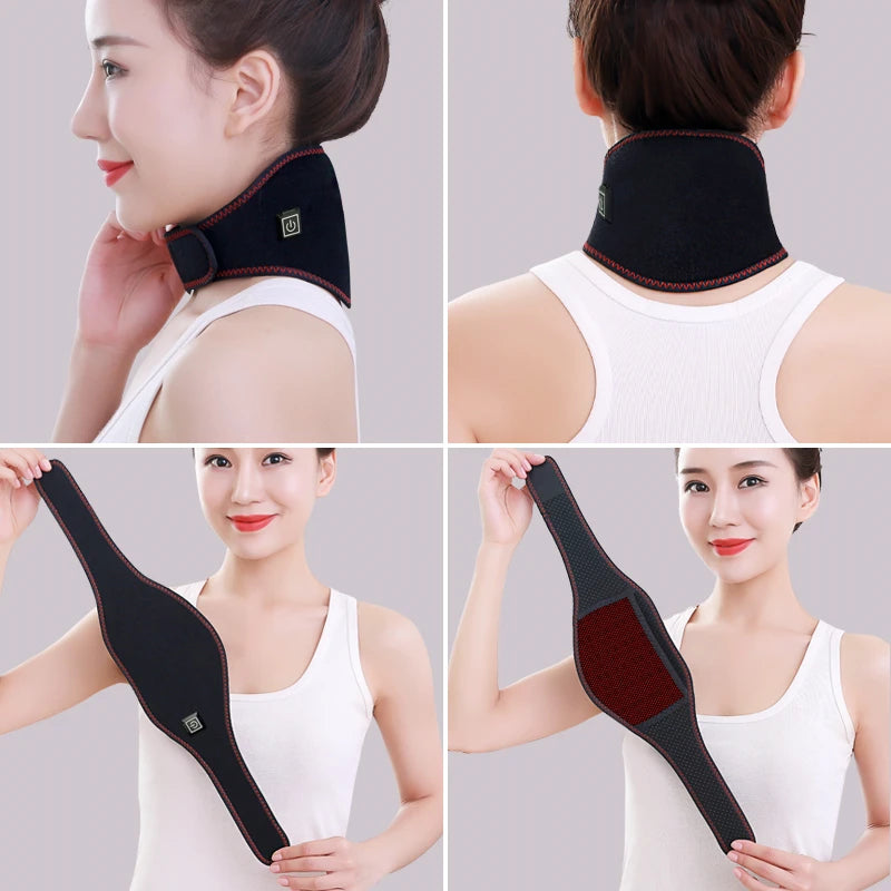 660nm Red Light Heating Neck Brace for Pain Relief - 8