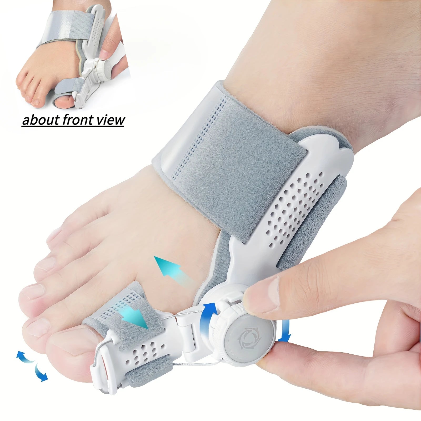 Adjustable Bunion Corrector and Toe Alignment Splint - 2