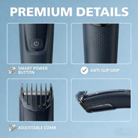 Professional Rechargeable Hair Clipper for Family Grooming