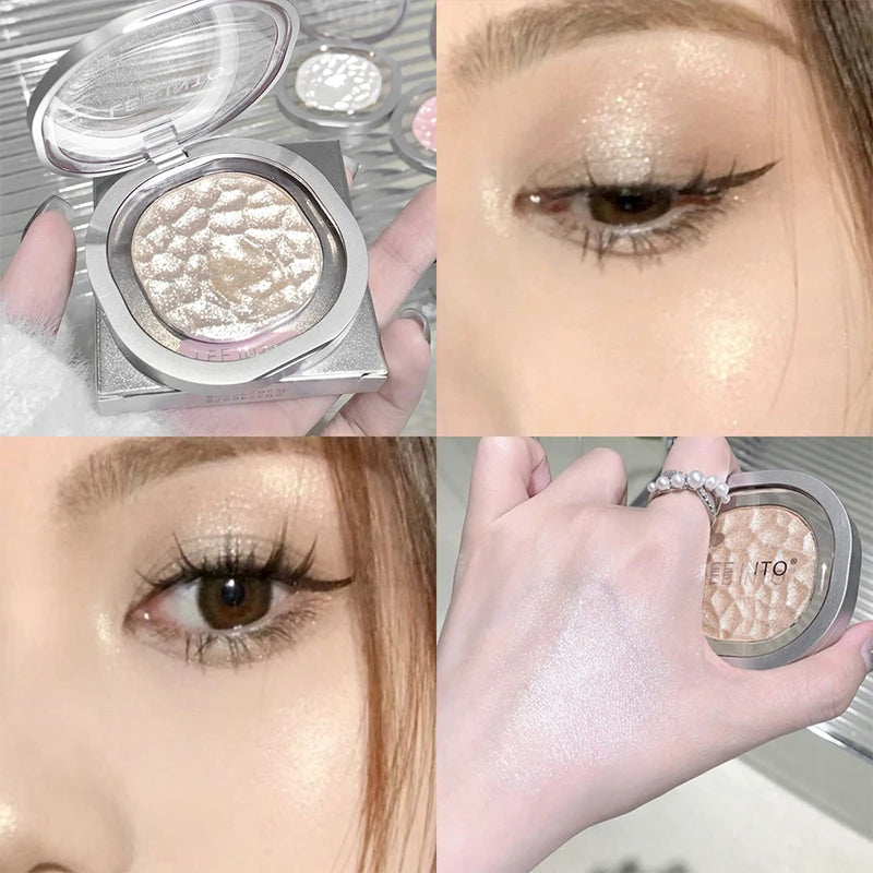 Shimmering High-Gloss Pearlescent Face and Eye Highlighter - 27